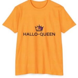 Orange Hallo-Queen T-Shirt